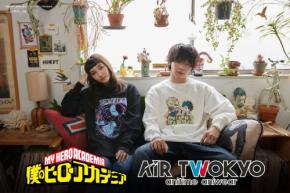「僕のヒーローアカデミア×AIR TWOKYO」新作グッズが先行販売中!名シーンのTシャツ&スウェットが勢揃い