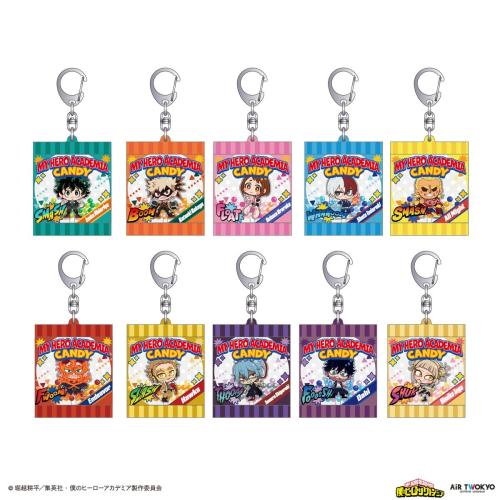 ヒロアカ キャンディパッケージキーホルダー 全10種