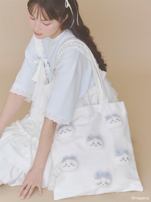 ハチワレのリボントート