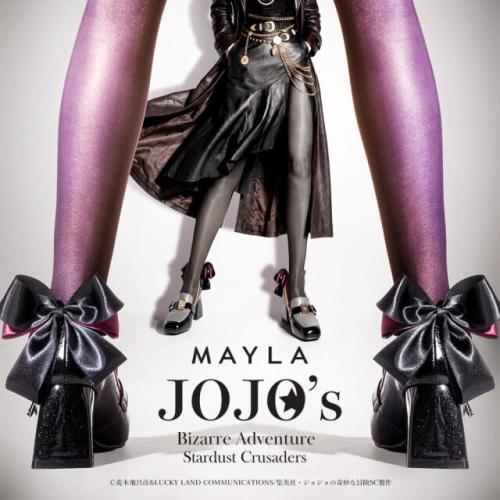 MAYLA×ジョジョの奇妙な冒険 スターダストクルセイダース アイコニックシューズ オブジェ パンプス キービジュアル