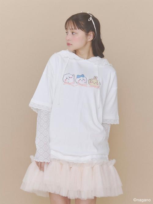 ちいかわリボンTee オフホワイト