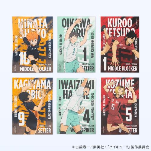 コラボ限定オリジナル耐水ステッカー全6種