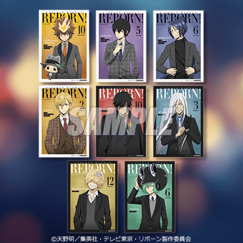 家庭教師ヒットマンREBORN! メンズ雑誌くじ 10連おまけ賞 ブロマイド