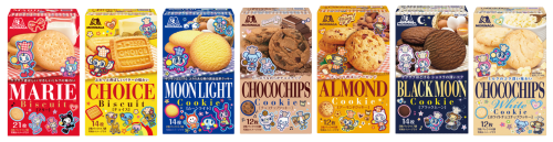 森永ビスケット×ナルミヤキャラクターズ コラボ対象商品 全7種