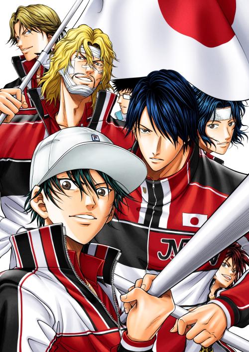 『新テニスの王子様』新曲CD『ラケットに想い出詰め込んで』キービジュアル