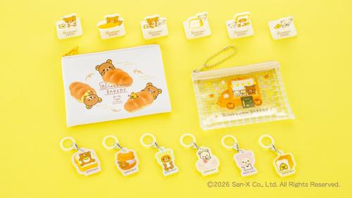 「リラックマ」Seriaオリジナル雑貨 ブラインドアクリルスタンド・コインパースなどのラインナップ