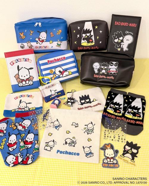 サンリオキャラクターズ×サンキューマート ポチャッコ・バッドばつ丸のアイテム