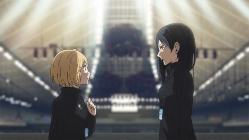アニメ『ハイキュー!!』第4期 第10話「戦線」より 春の高校バレー全国大会の会場