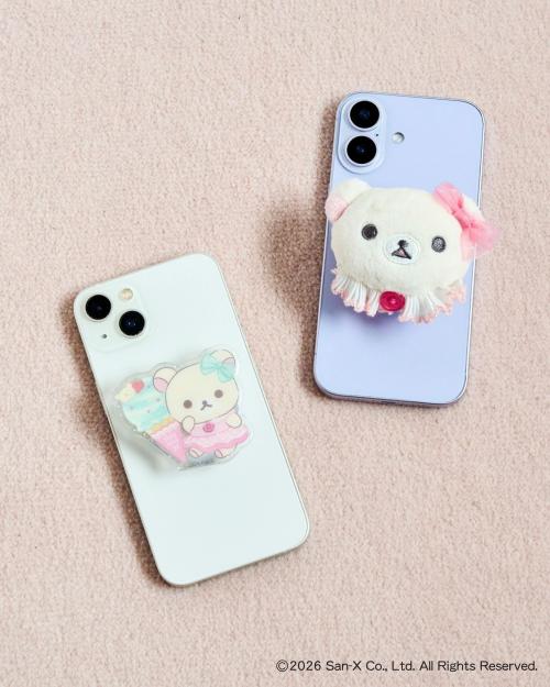 コリラックマ×tiny tiny モバイルフォングリップ ぬいぐるみ・アクリル