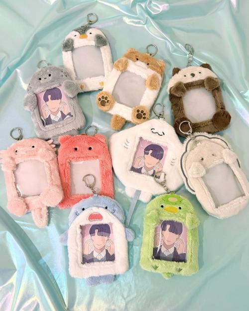 「海の生きもの」ぬいぐるみカードホルダー（全10種）