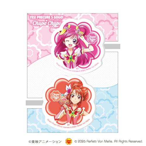 『Yes！プリキュア5GoGo！』×チュッパチャップス 前髪クリップ2個セット