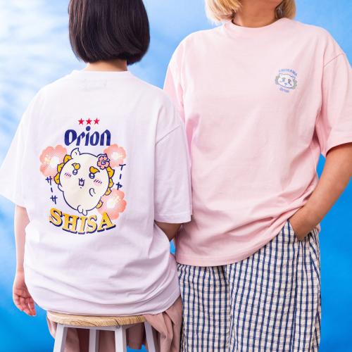 「ちいかわ」×「オリオンビール」コラボTシャツ シーサーデザイン 着用イメージ