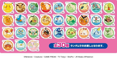 スペシャル ポケモン ステッカー 全30種類