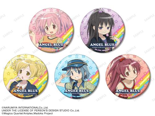ANGEL BLUEコラボ 描き下ろし 75mmホログラム缶バッジ(全5種)