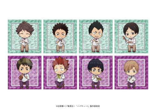 『ハイキュー!!』×やまなか家 コラボメニュー注文特典 後半特典ステッカー 全8種