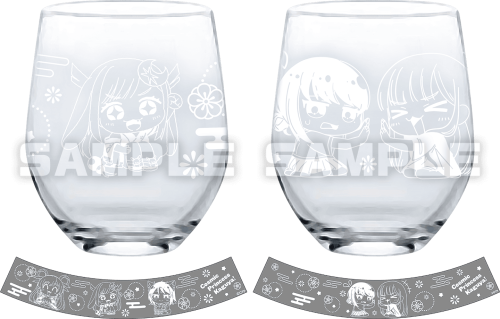 超かぐや姫！×ファミマオンライン グラス全2種