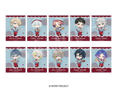 18TRIP×スイーツパラダイス トレーディングクリアイラストカード TypeB 全10種