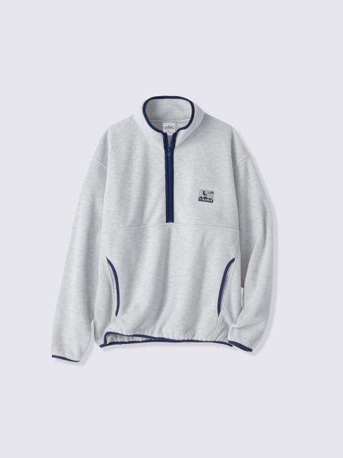 ハーフジップフリースプルオーバー Pokémon LIGHT GRAY