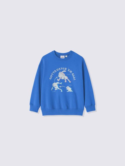 KIDSスウェットプルオーバー Pokémon BLUE