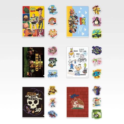 P賞 クリアファイル＆ステッカー 全6種