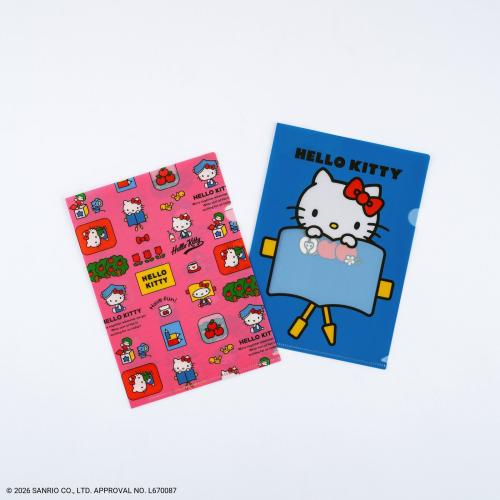 ハローキティ ほぼ日手帳2027 ほぼ日のクリアファイル カズンサイズ用（2枚セット）