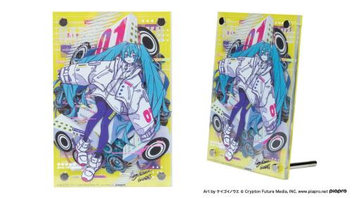 初音ミク レイヤードアクリルスタンド Art by ケイゴイノウエ 税込4,400円