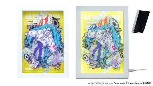 初音ミク 多層LEDアートボード Art by ケイゴイノウエ（USBケーブル付属）税込11,000円