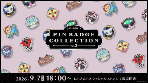 にじピンバッジコレクション Vol.2