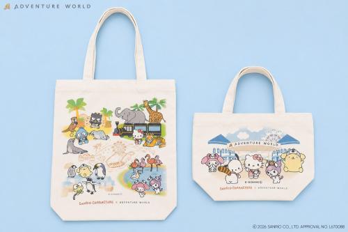 左:縦型トートバッグ 右:ランチトート