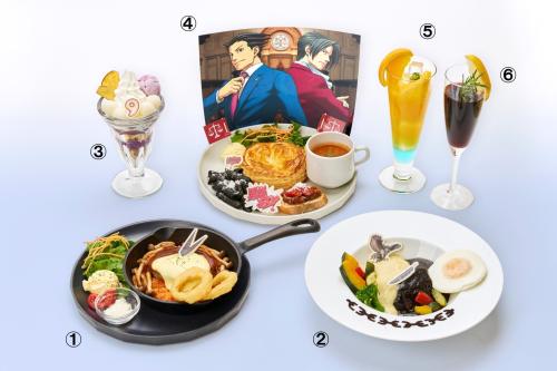 『逆転裁判』25周年コラボがカプコンカフェに!高級感あふれる限定グッズ&コラボメニュー、10月9日より 画像3