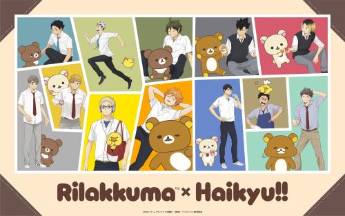 リラックマ×ハイキュー!!