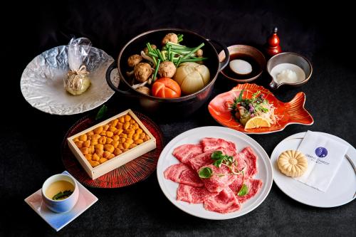 『NARUTO-ナルト-』コラボルーム宿泊時のご夕食・山下春幸氏監修の新和食コース
