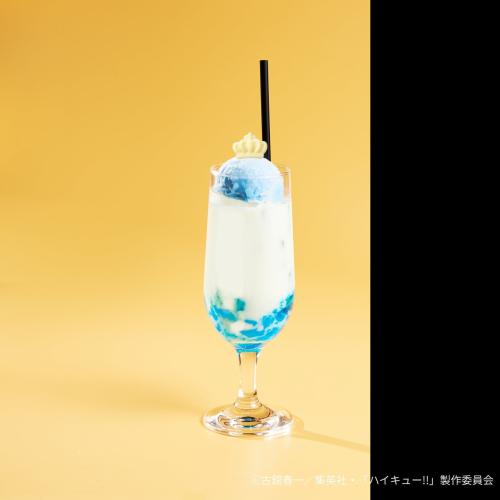『ハイキュー!!』コラボカフェ 『影山のヨーグルトフロート』