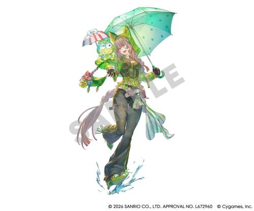 『サンリオキャラクターズ』×『グランブルーファンタジー』コラボイラスト けろけろけろっぴ×オクタヴィア