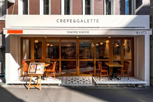 『トーベとムーミン展』タイアップ店舗 CREPE &GALETTE TOOTH TOOTHの店舗写真