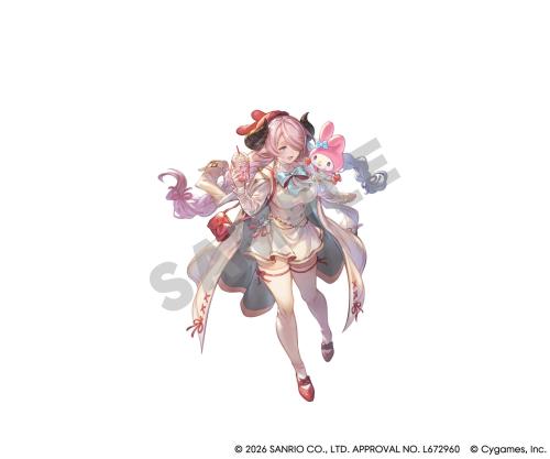 『サンリオキャラクターズ』×『グランブルーファンタジー』コラボイラスト マイメロディ×ナルメア