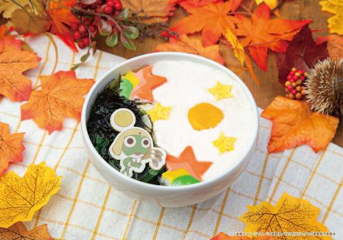 『ケロロ軍曹☆』コラボカフェの『お月見とろろうどん、であります！』