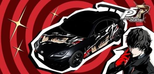 『ペルソナ5 ザ・ロイヤル』コラボのバイナルステッカー（1）