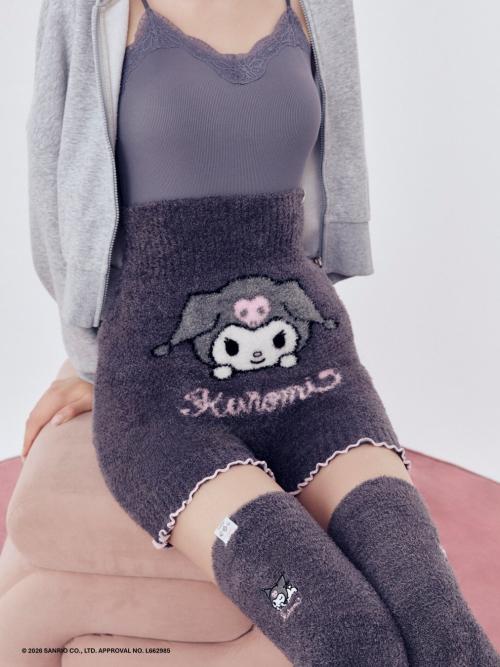 バレリット×サンリオキャラクターズ クロミもこもこ腹巻付きパンツ（1）