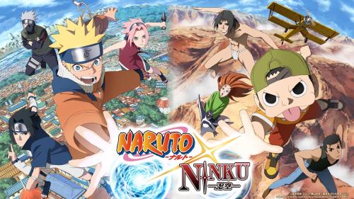 完全新作アニメーション『NARUTO-ナルト-×NINKŪ-忍空-』のビジュアル