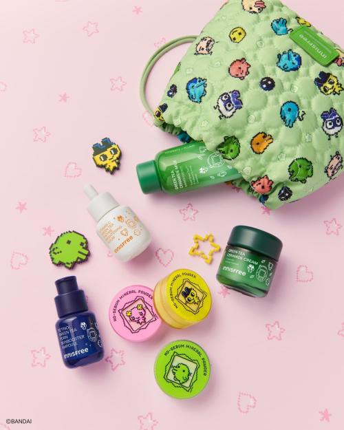 『たまごっち』30周年×INNISFREE コラボアイテムのイメージ