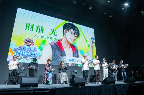 『テニプリ 25th Anniversary Event -Fever- Vol.1』KONAMIゲーム紹介コーナーの様子