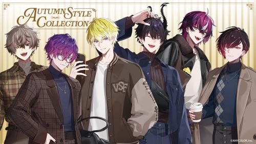「NIJISANJI EN」AUTUMN STYLE COLLECTIONのメインビジュアル