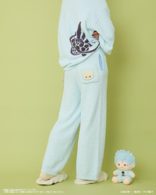 海藤瞬モデルのロングパンツ着用例