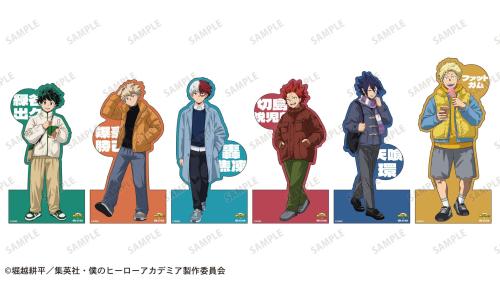 描き下ろしキャラクターパネル6人