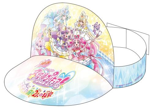 店頭配布する映画名探偵プリキュア！のサンバイザー