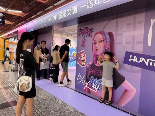 台北ポップアップストアの会場風景