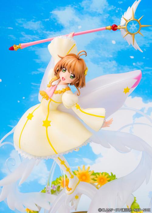 木之本桜の表情と星をあしらった衣装