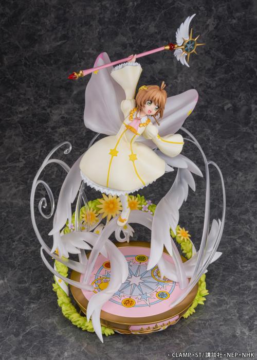花と魔法陣の台座を含むフィギュア全体