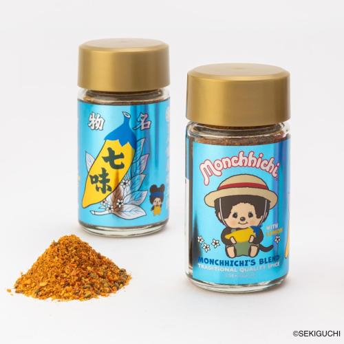 レモン七味のボトルと七味